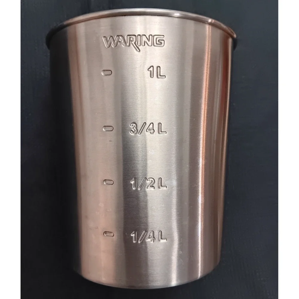 Waring Pro Juice Extractor Stainless Steel 1 Liter 32 oz Measuring Cup JEX328